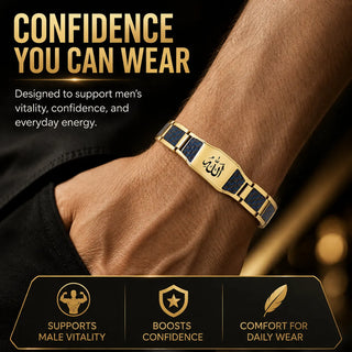 ✨🔥Men's Strength & Vitality Bracelet💯🎂Upgrade Your Energy, Style, and Confidence
