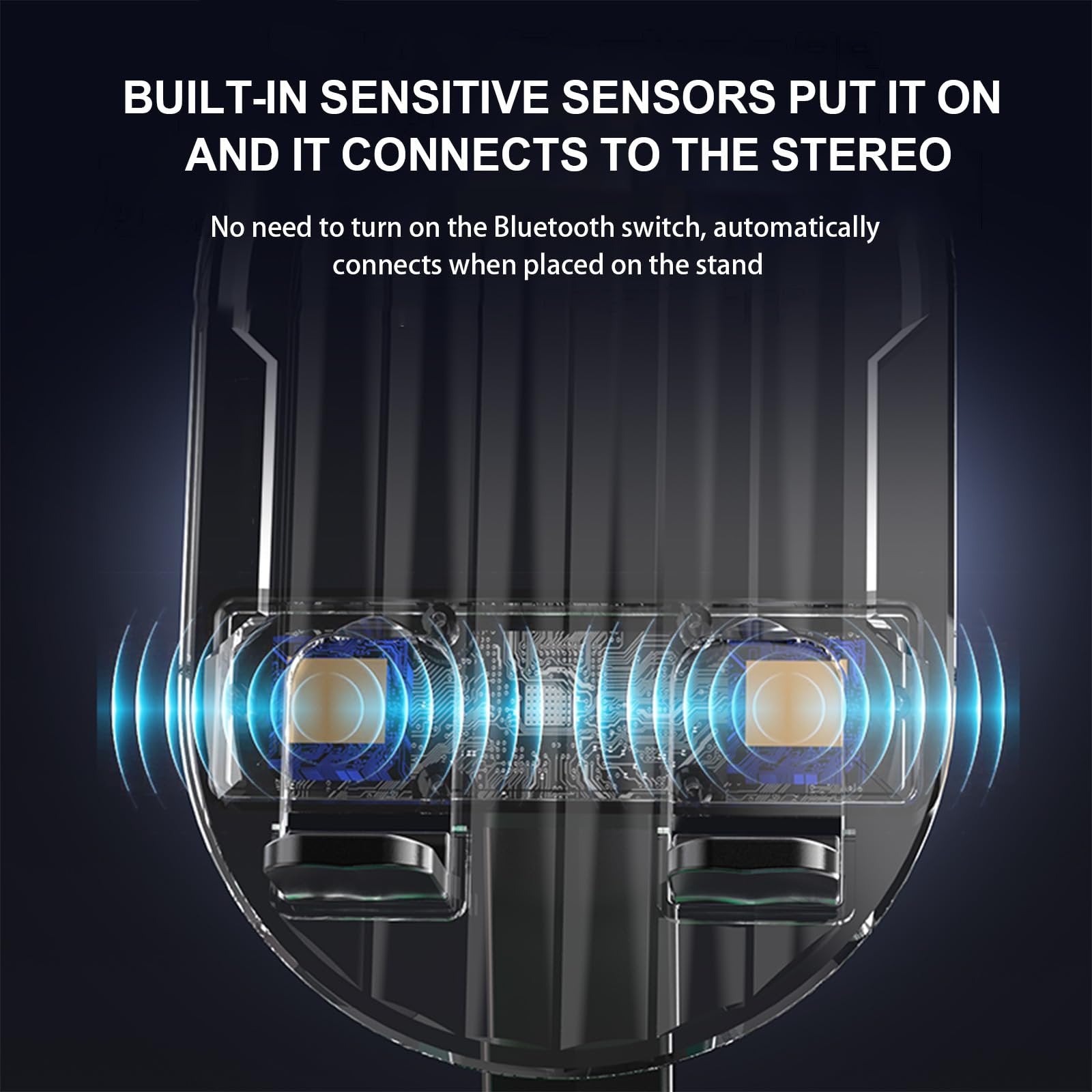 Vionix | Wireless Speaker Stand | Powerful Audio & Handy Charger