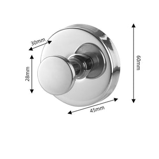 AquaHold | 2 - Pack Suction Cup Shower Hooks