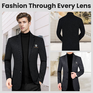 UrbanTailor – Men’s Slim-Fit Casual Suit Jacket