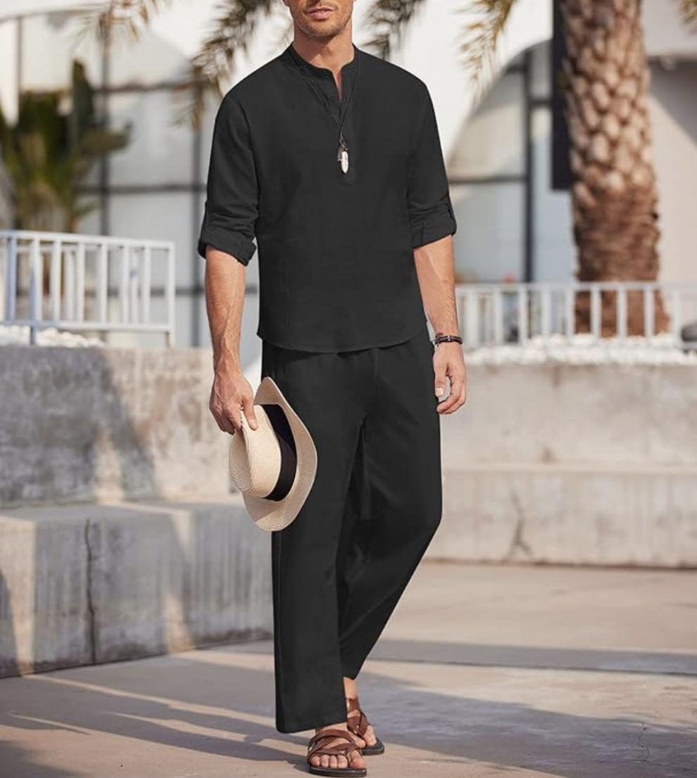 VivaStyle – Comfortable Casual Two-Piece Suit for Men