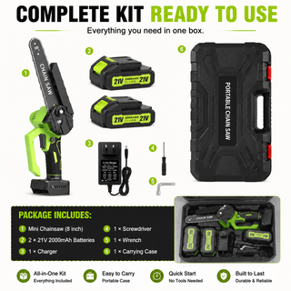 TimberSwift – Compact Cordless Wood Cutting Chainsaw
