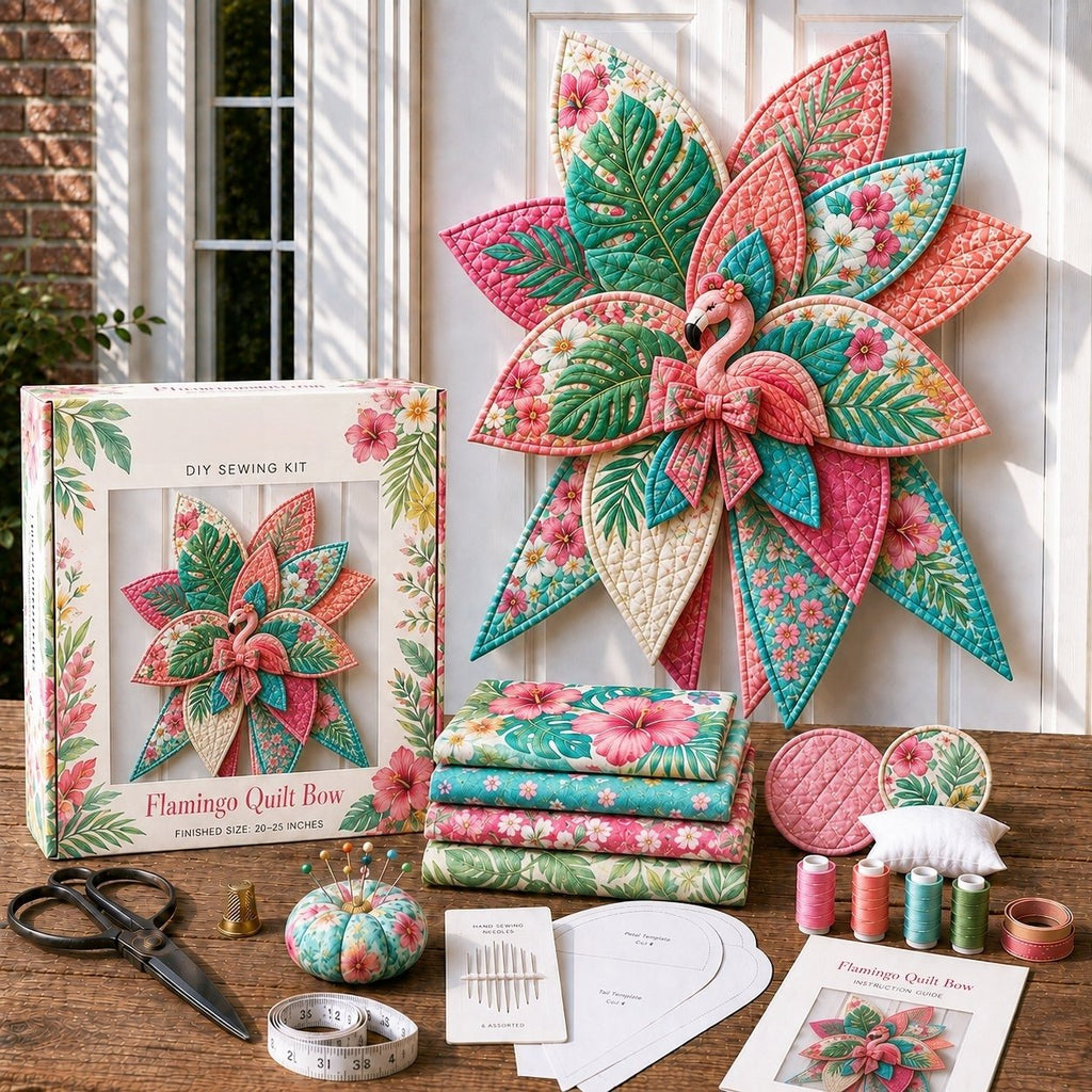 StitchCharm – Oversized 3D Quilted Bow Craft Kit