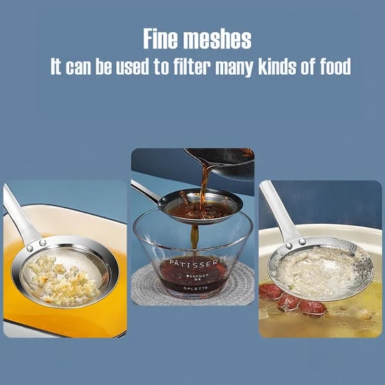 🔥Fine Mesh Stainless Steel Colander