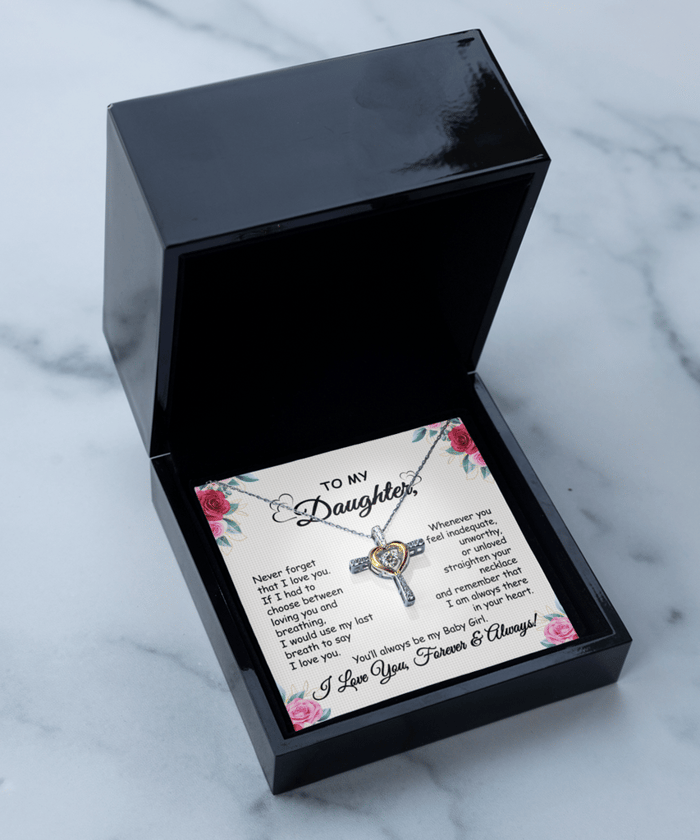 FaithGlow – Dancing Cross Necklace