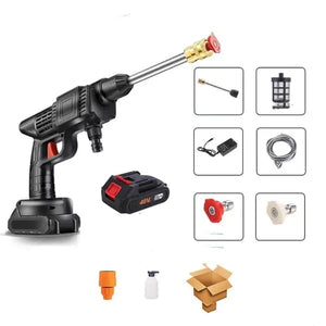 🔥Last Day 49% OFF--Cordless Portable High Pressure Spray Water Gun - Buy a set and get a free foam bottle!
