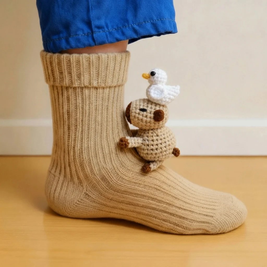 CuddleCritters - Warm & Playful Animal Socks