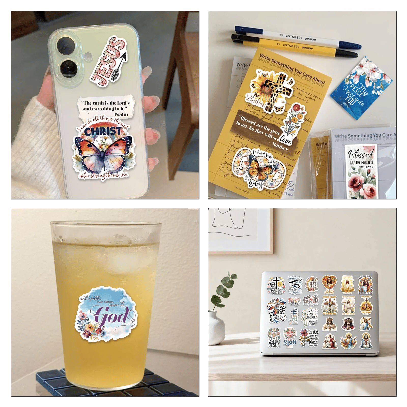 FaithGlow - Inspirational Bible Sticker Set