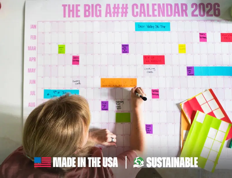 📅The Big A## Calendar 2026 - Flexible Dry-Erase Material