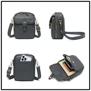 LuxeLoom – Classic Leather Crossbody Bag