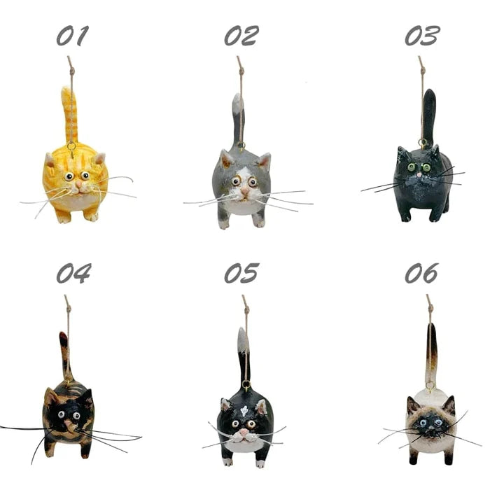WhimsiCats™️ - Handcrafted Miniature Kitty Figurine marnetic
