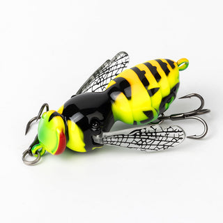 🐟Tödliche Versuchung🐝 Bionic Wasp Topwater Lure 🔥 Triggers Explosive, Violent Surface Strikes!