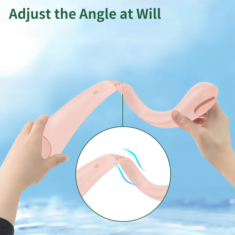 NeckBreeze Pro - 360° Airflow Cooling Fan for Outdoor Comfort