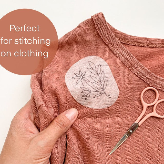 AquaPetals - Water Soluble Embroidery Pattern (25 PCS)