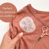 AquaPetals - Water Soluble Embroidery Pattern (25 PCS)