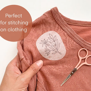 AquaPetals - Water Soluble Embroidery Pattern (25 PCS)