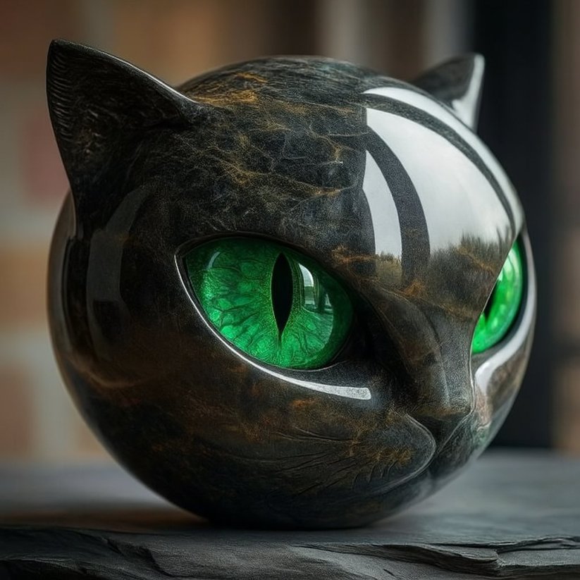 🔥LAST DAY 50% OFF🐈‍⬛Luxury Black Cat Stone Sculpture – Elegant Home Décor & Gift-Ready Art Piece