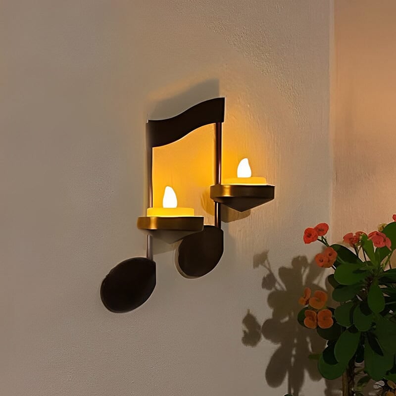 MelodyGlow – Musical Note Wall Sconce
