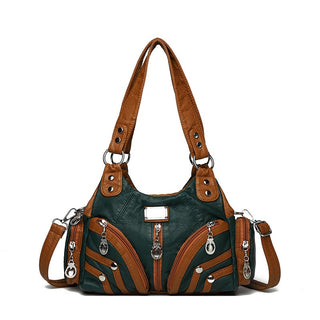 Women's Soft PU Leather Gothic Bag