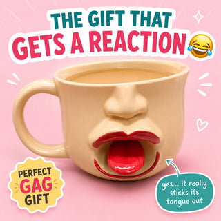 SipSmirk – Playful Tongue Out Coffee Mug