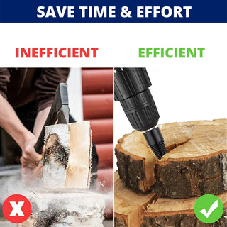Hiviguit - SplitPro Firewood Bit – Strong, Safe, Efficient