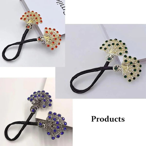 CrystalLeaf – Vintage Rhinestone Ponytail Clip