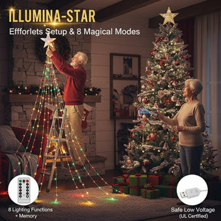 Starlight Cascade Tree Lights