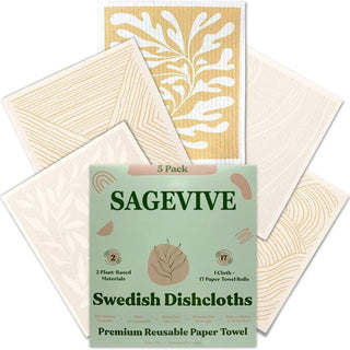 FreshFiber - Ultra-Absorbent Swedish Dishcloth Set