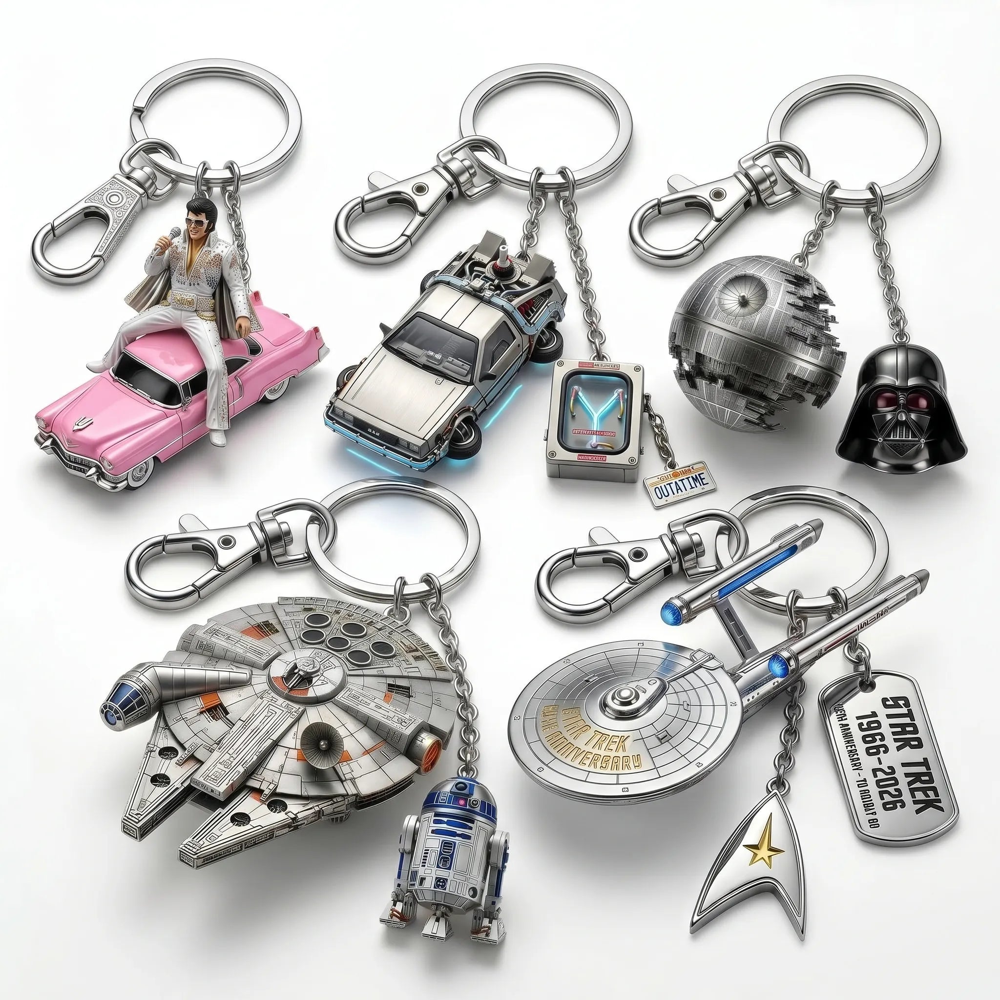 OrbitForce – Detailed 3D Star Trek Metal Keychain