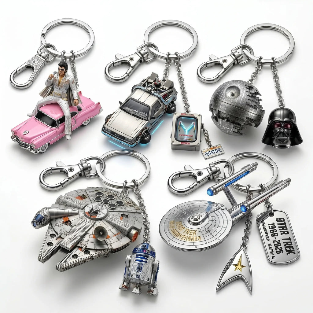OrbitForce – Detailed 3D Star Trek Metal Keychain