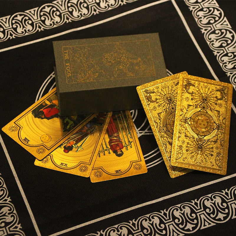 GoldenOracle – Luxury Gold Foil Tarot Deck
