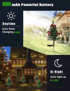 MerryGlow - Waterproof Solar Christmas Tree Lights