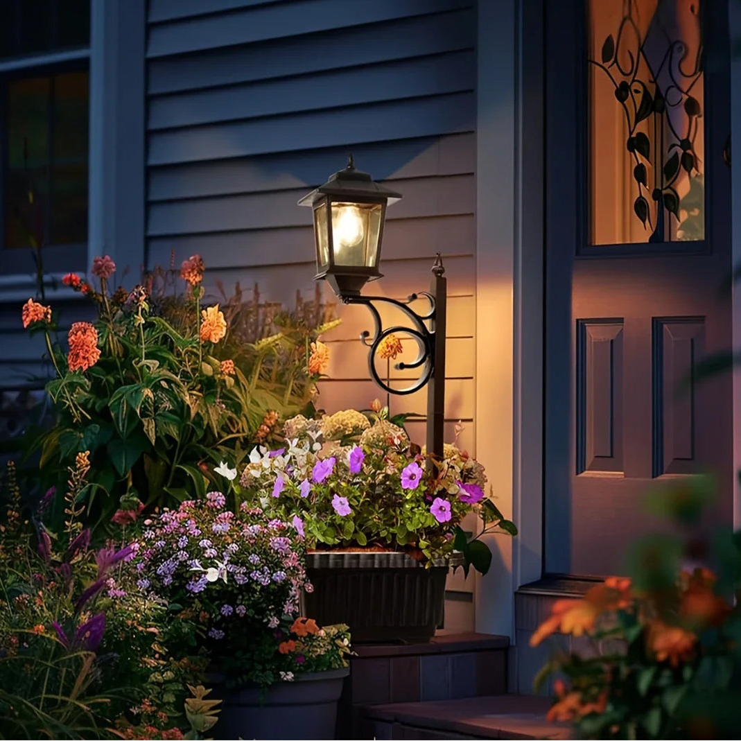 TitanGlow – Eco-Friendly Solar Lamp with Built-in Planter