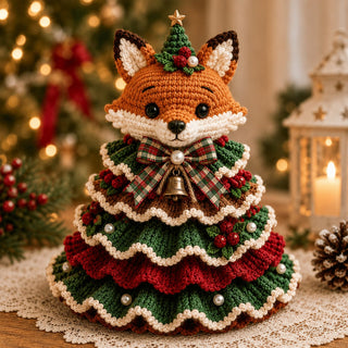 FestiveKnot – DIY Christmas Tree Animal Crochet Kit