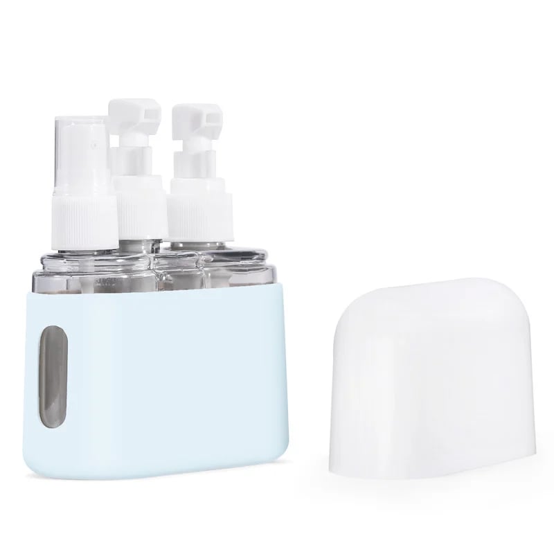 PackEase – Portable Shampoo Dispenser Kit