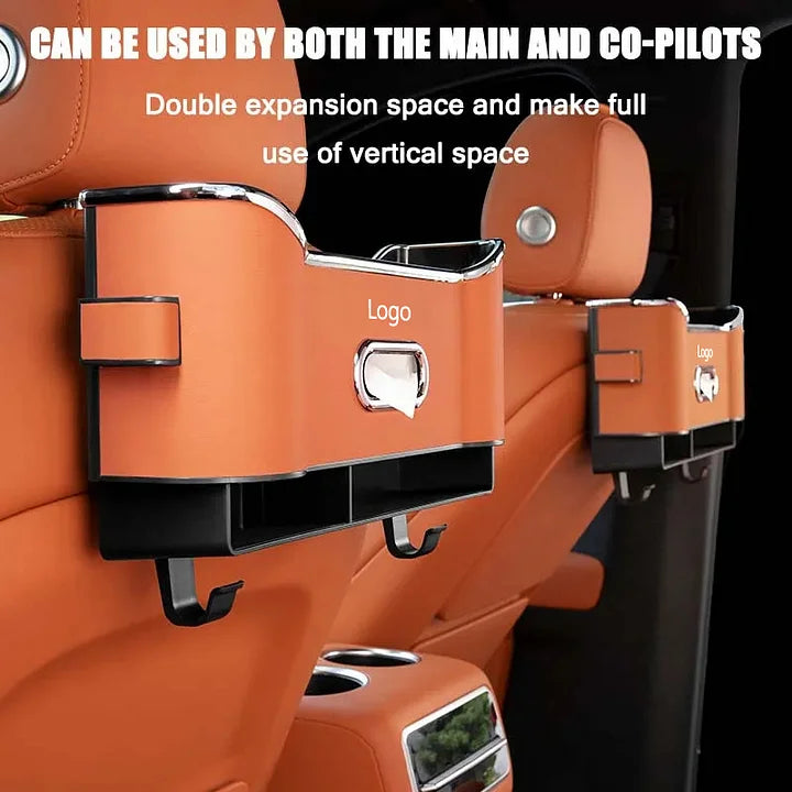 SeatSaver – Multi-Pocket Seat Back Storage Box
