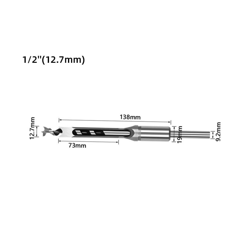 WoodBore – Square Hole Drill Bit for Clean Woodwork