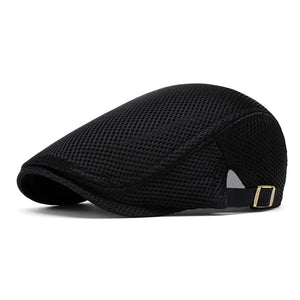AirWeave – Breathable Mesh Flat Cap for Men
