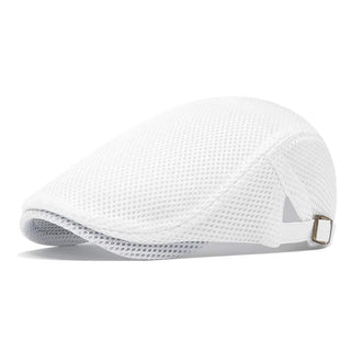 AirWeave – Breathable Mesh Flat Cap for Men