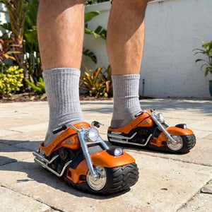 🏍️ Motorcycle Slippers – Ride Into Comfort!