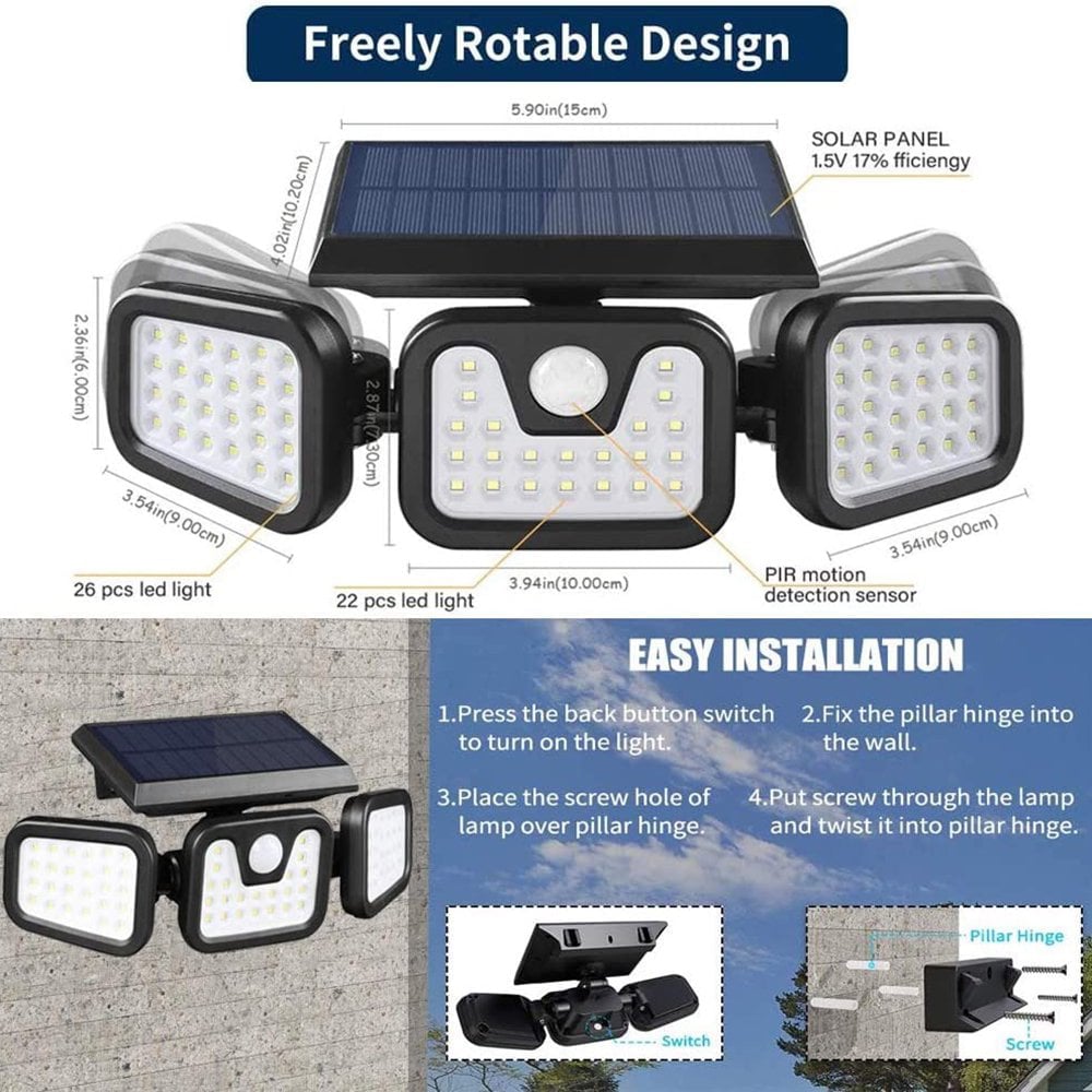 SunGuard – Motion Sensor Solar Lights