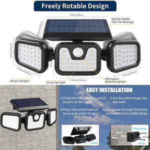 SunGuard – Motion Sensor Solar Lights