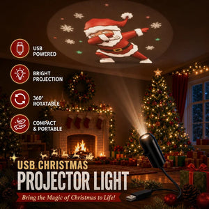 GlowMerry – Plug & Play HD Christmas Projector