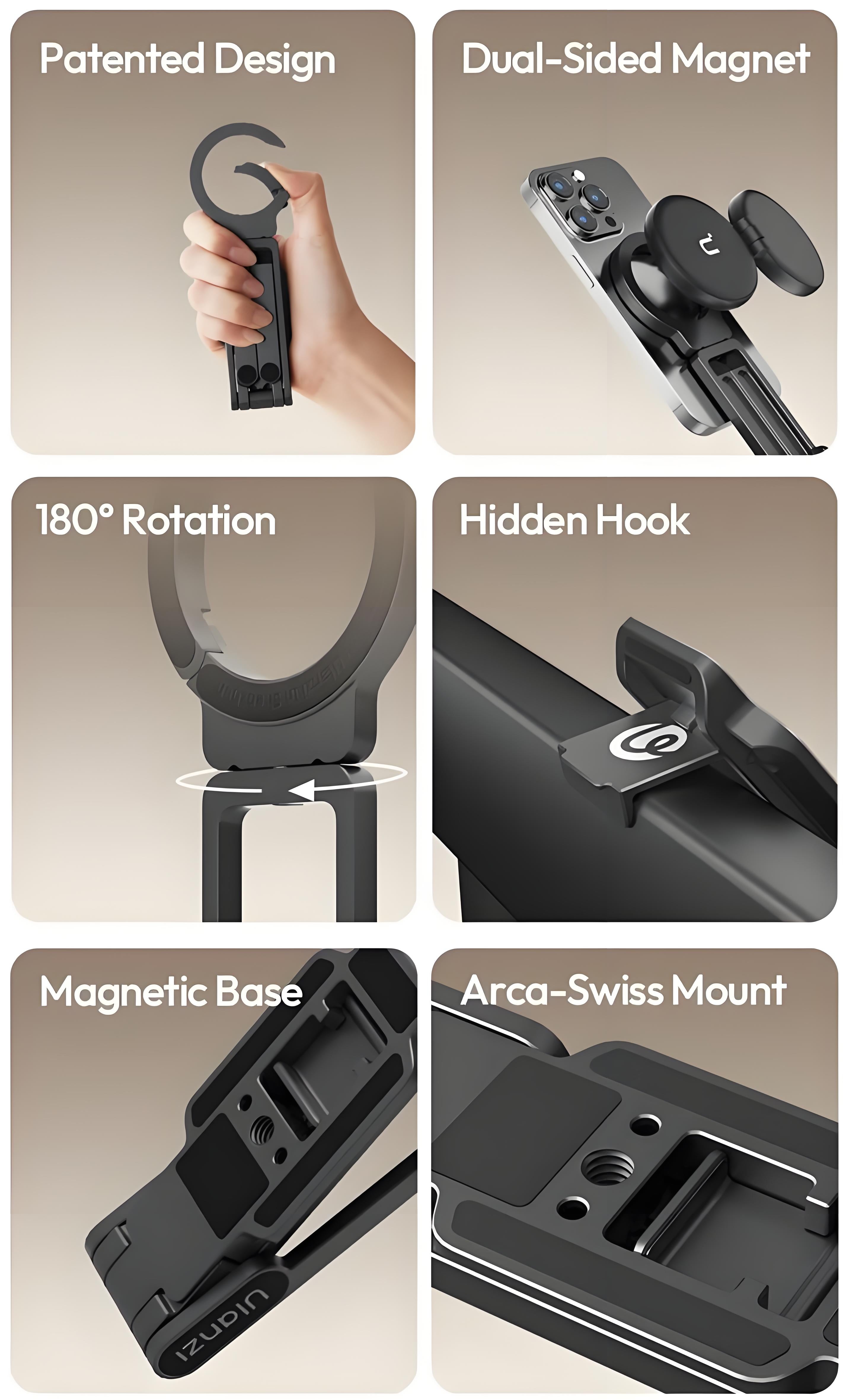 MobiMag | Magnetic Tripod & Phone Holder