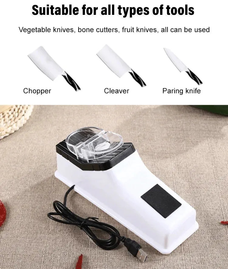 Multi-Function Double Sided Electric Knife Sharpener marnetic