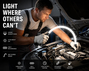 LED Car Repair Light Flashlight