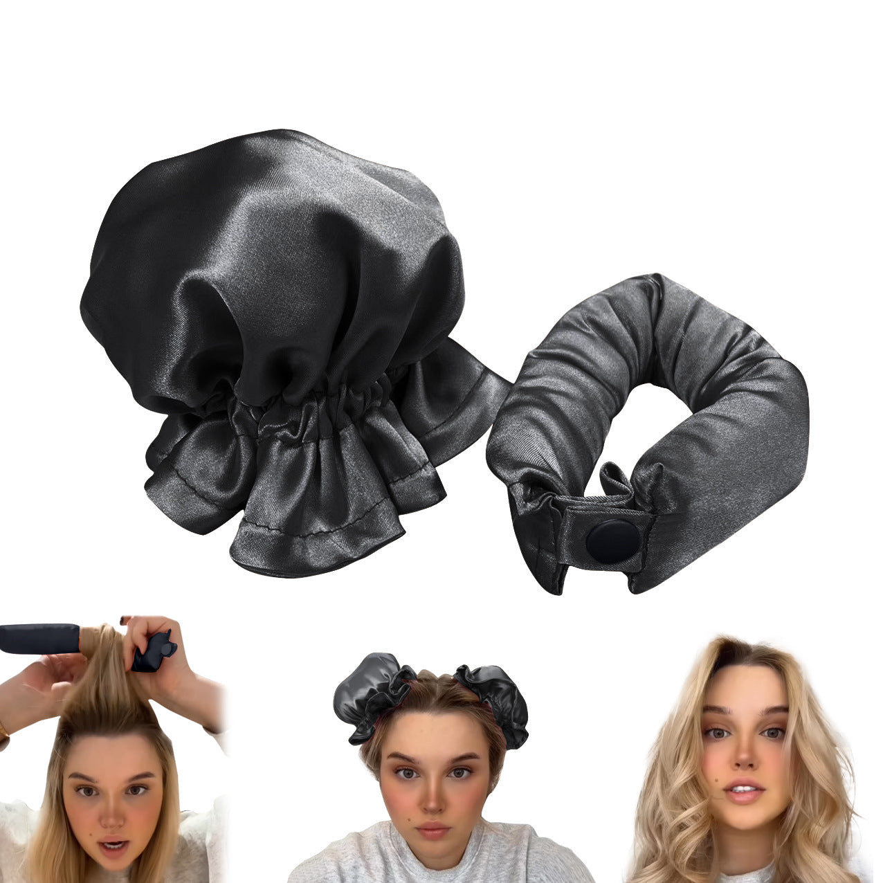 SilkDream – Heatless Curl Ribbon Overnight Styling Tool
