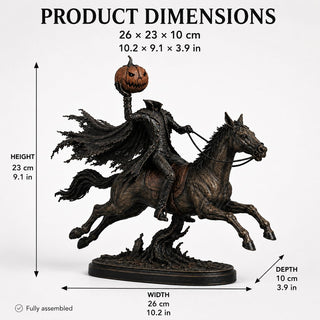 MidnightChase – Headless Horseman Halloween Statue