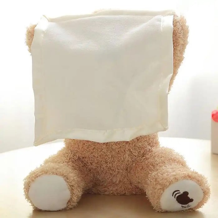CuddleBear – Peekaboo Baby Bear Plush Toy