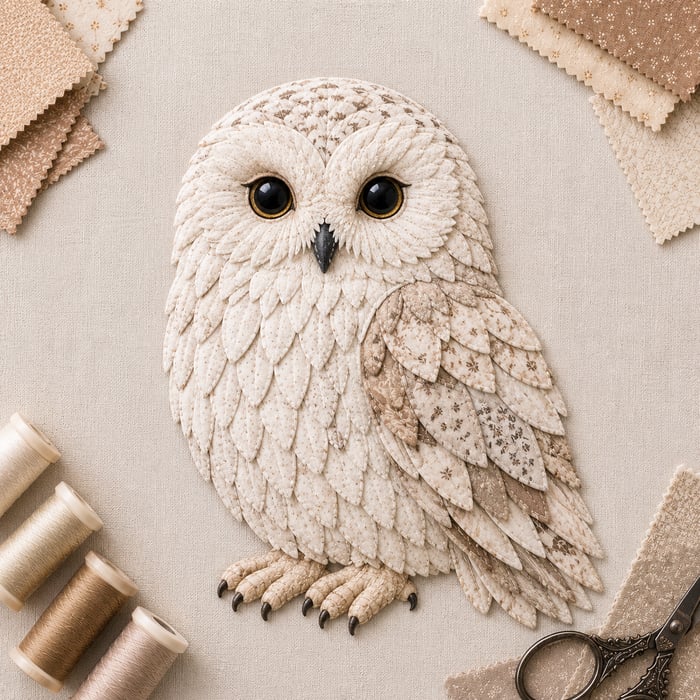 CraftNest – Handmade Patchwork Bird Hanging Kit